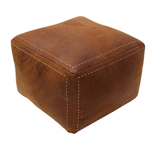 Marokkanischer quadratischer Pouf Ottoman Fußhocker Cover