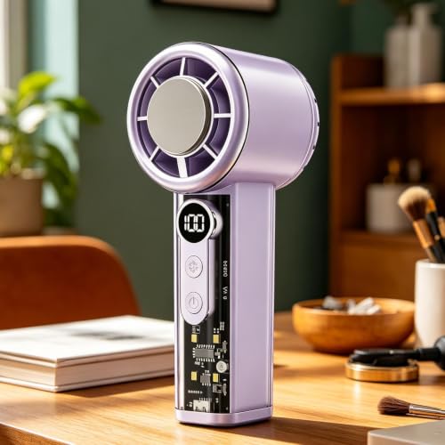 Ventilateur portatif portable anti chaleur 5000mAh pour dortoir - 4