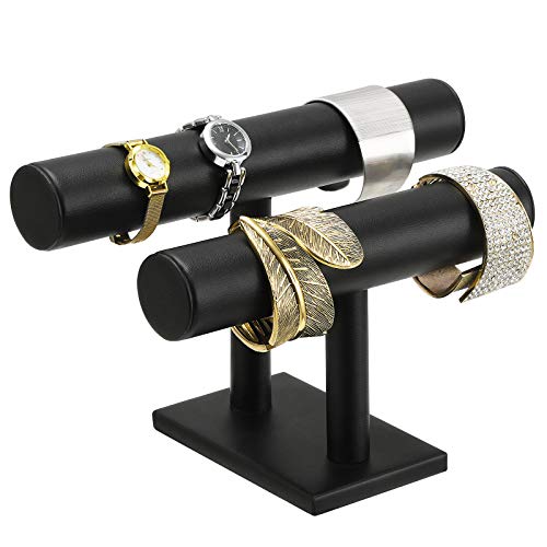 SONGMICS Schmuckständer, Schmuckhalter mit 2 Rollen, Armbandständer,...