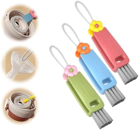 3 in 1 Cup Lid Gap Cleaning Brush, Multifunctional Bottle Brush, Cup Lid Gap Cleaner, Home Kitchen Crevice Cleaning Brush Tools (3PCS)