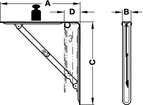 Acheter Gedotec® Etui Console/à Bretelles Standard Line 2 Tailles En Acier Galvanisé Capacité 7085 Kg ? Comparer Chez