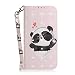 Produktbild LARPOTE für Huawei P SMART Plus 2019/Enjoy 9s/Honor 10I/Honor 20I/Honor20 LITE[Standfunktion] [Kartenfächern] PU Leder Flip Cover 3D Bunte Muster Schutzhülle -Liebes Bär.