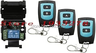 Household Quality DC12V 1CH RF Wireless Remote Control Switch System 3 Transmitter & 1 Receiver Relay Receiver Smart Home Switch