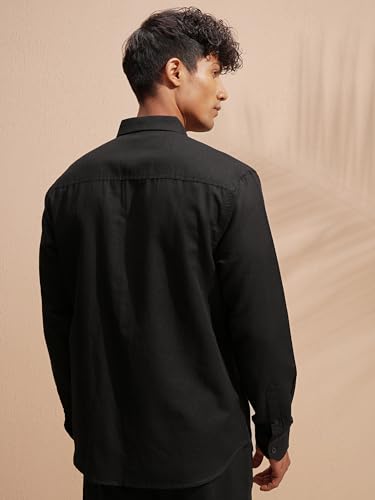 Image of Highlander Men's Relaxed Fit Casual Shirt | Cotton Linen | Relaxed fit | Full Sleeves