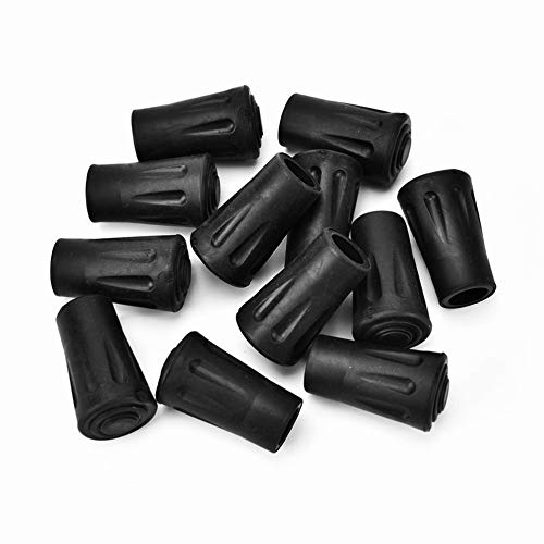 Mify 6Pcs Rubber Trekking Poles Tips Protectors Hiking Pole Replacement Flexible Walk Tip for Hiking Trekking Walking Poles Fits Most Standard Hiking Poles - Image 2