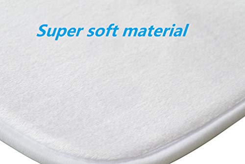 JgZATOA Blau Badematte Wc Teppich Set 3 Stück Badezimmer Ozean Delphin Meeresschildkröte Muster Badematte Sockelmatte Toilettensitzbezug Matte – Bild 6