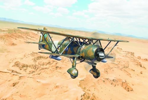 Italeri 2842 1:48 FIAT CR.42 Falco Jagd.-F/Nachtjäger - Modellbau, Bausatz, Standmodellbau, Basteln, Hobby, Kleben, Plastikbausatz, Militär Bausatz
