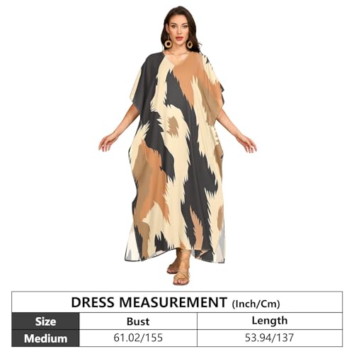 Caftan léger contre la chaleur vêtement de plage grande taille