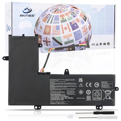 38Wh B21N1504 B21N1504 Batería para ASUS Transformer Book Flip TP200S TP200SA E205SA TP200SA3050 EeeBook TP200SA FV0076TS TP200SA FV0108TS TP200SA FV0110TS SA FV01 30T TP200SA FV0132T 7.6 V