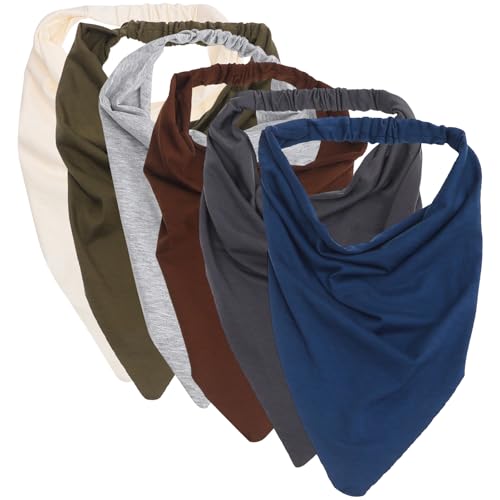 Foulards bandana triangulaires cheveux filles : bandeau élastique coton respirant style bohème