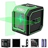 Funguard Green Laser Level with Self-Leveling& Manual Mode Horizontal and Vertical Lazer Level with 360°Magnetic Bracket, 2xAA Batteries for Construction Home Decoration DIY etc.