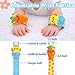 Easter Baby Wrist Rattle Socks and Foot Finder Set, Infant Girl Boy Toys for Babies 0-12 Months, Newborn Baby Shower Gifts Set