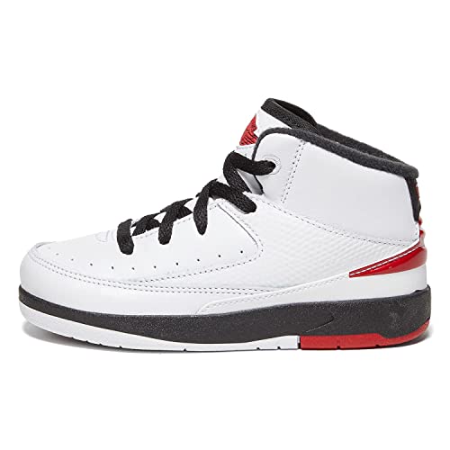 Jordan 2 Retro (Infant/Toddler) White/Varsity Red/Black 10 Toddler M