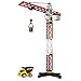 Dickie Spielzeug 203463337 - Kranset mit Baustellenfahrzeugen, Größe 67 cm, rot/weiß