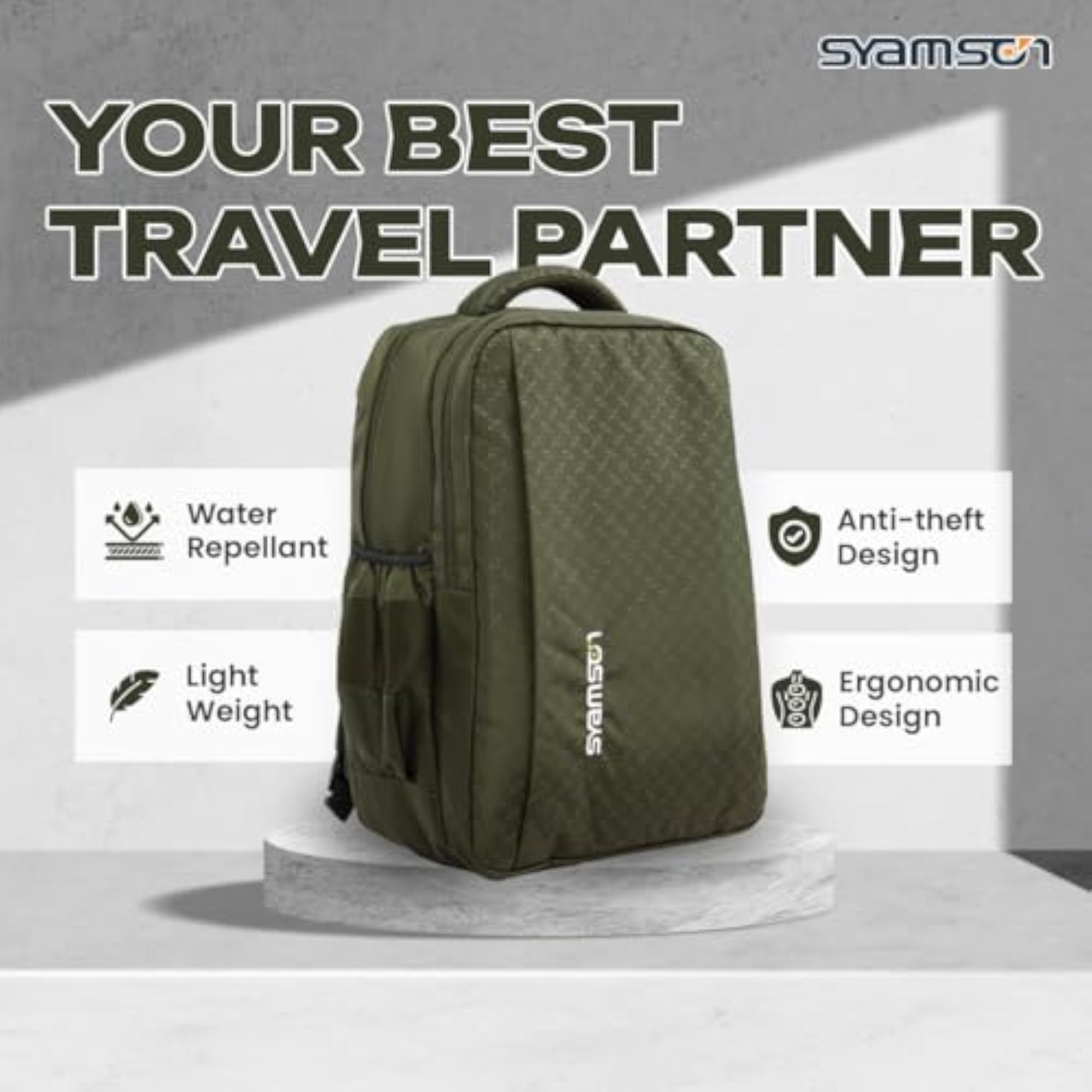 Premium Anti-Theft Laptop Backpack for 15.6-Inch Laptops