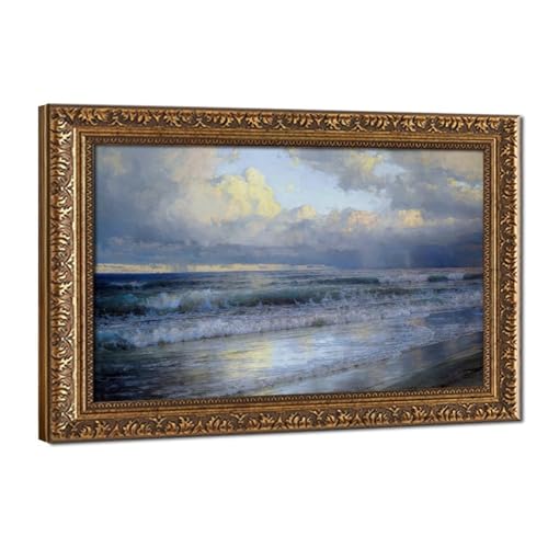 Toile New Jersey Shore Richards cadre suspendu pour salon élégant 61x91
