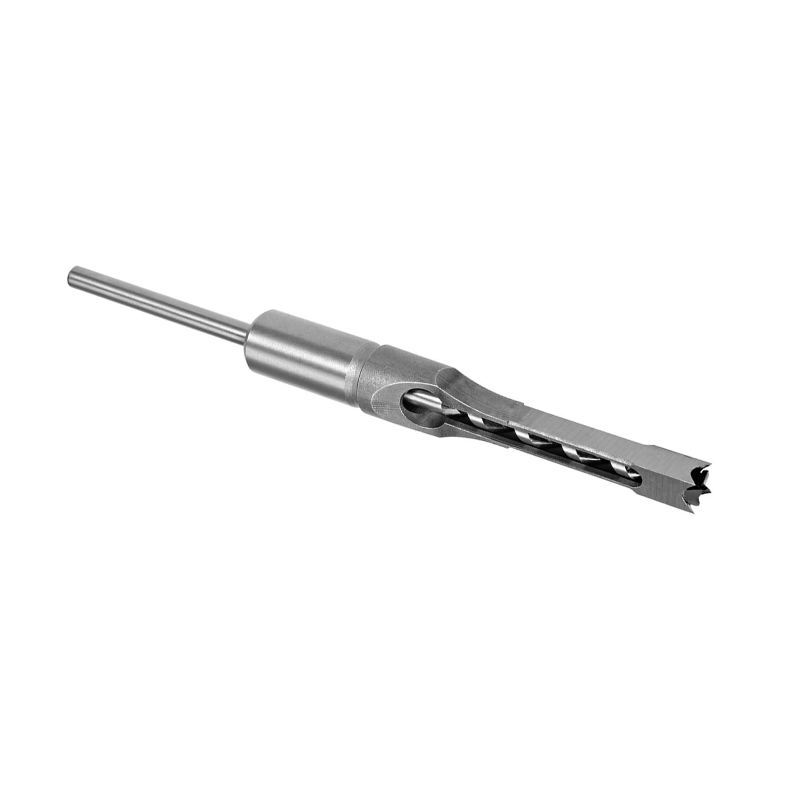 CoCud Square Hole Drill Bit, 3/8"x8.3" High Carbon Steel Square Eye Hollow Chisel Auger with Case
