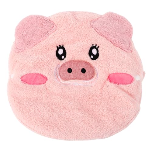 OFFIGAM Toalla Compresa Caliente Calentador De Toallas Faciales Toallas Para Secar La Cara Spa Toalla De Compresa Caliente Facial Vellón De Coral Rosa
