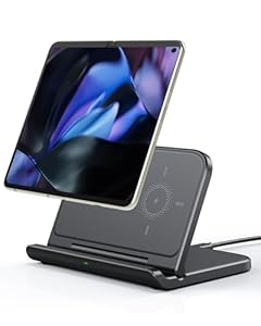 SwanScout 503S Wireless Charger for Samsung Z Fold 7, Foldable Charging Station for Pixel 9 Pro Fold/Galaxy Z Fold 6/5/4/3/2, Wireless Charger Station for Galaxy Z Fold Series (No Adapter)