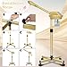 Wuissvnb Facial Steamer, Professional Facial Steamer for Estheticians, Hot Mist & Timer Function, Ozone Face Steamer on Wheels for Spa, Salon and at Home Use