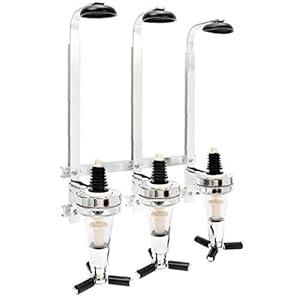 6 Bottle Wall Mounted gasflessteun Wine Spirit Drankenverdeler Bar Shot Optics Measurer Bar Pompen for huis Bar (Color : 3)