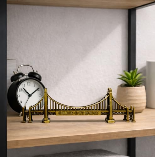 Figura Puente Golden Gate Modelo Metal 9.8 pulgadas miniatura 5