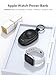 GagaKing for Apple Watch Charger, Portable iWatch Charger Wireless Magnetic 1400mAh Power Bank Keychain Accessories Travel Car Charger for Apple Watch Series 10/9/8/7/6/5/4/3/SE/Ultra/Ultra 2 (Black)