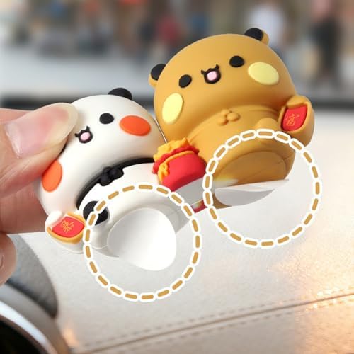 JSGHGDF Lovely PVC Car Dashboard Decorations Automotive Pvc Decors Pieces Upgrades for Auto Interior Vehicle Styling Accessories Dashboard Decorations for Car — view 4