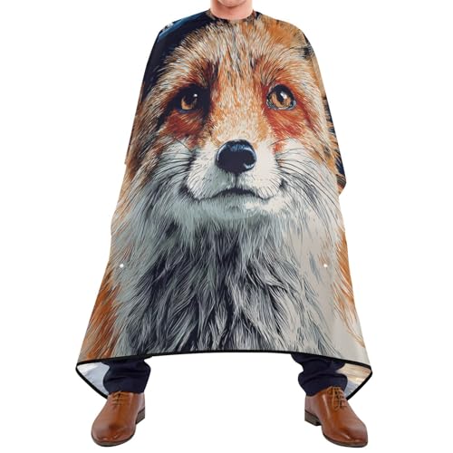 Capa impermeable para barbería 140x165 cm unisex miniatura 2