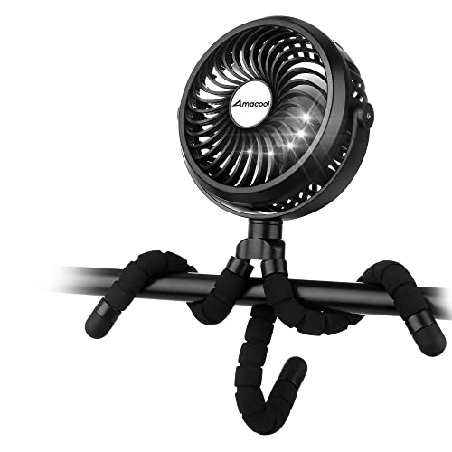 AMACOOL Battery Operated Stroller Fan,...