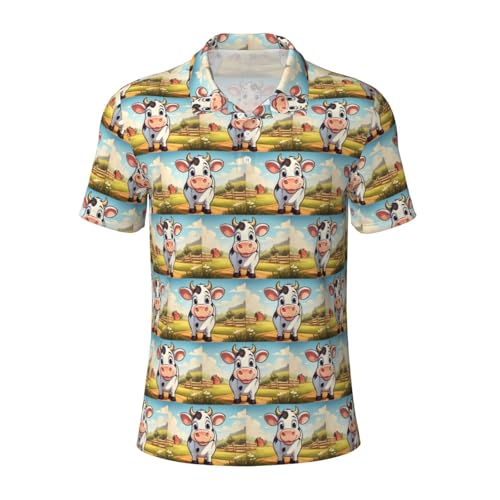Polo vache au lait homme tendance pour le bureau et les loisirs