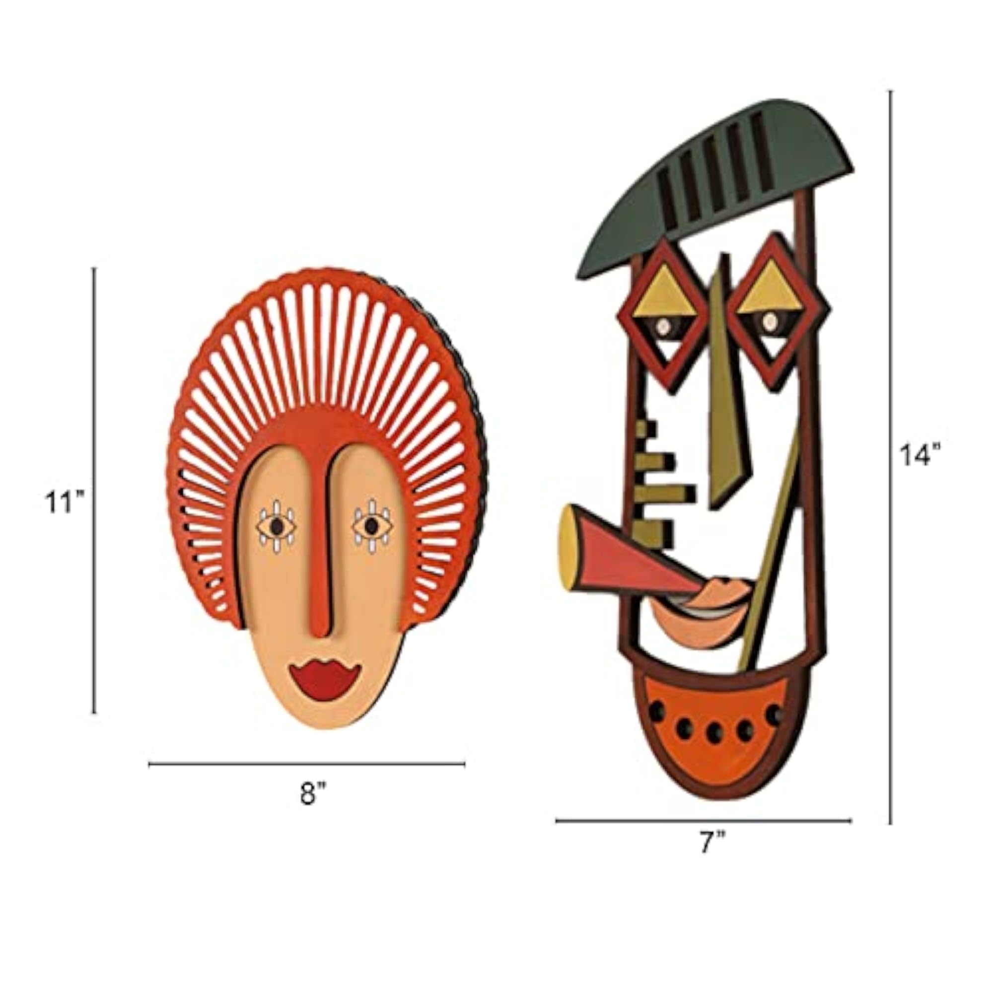 Solitaire & Kananga Wall Decor Set