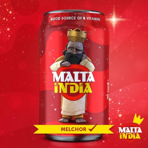 Image of Malta India - Malt Beverage Non Alcoholic Original from Puerto Rico, 8 Ounce (Pack of 6) - Packaging may vary