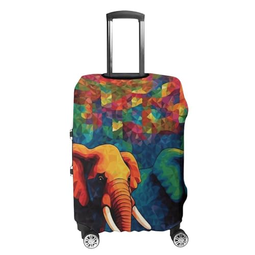 Housse de valise anti-poussière XL motif éléphant pour éviter les rayures en soute - 4