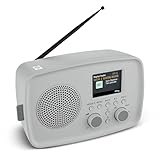 MEDION Radio Dab+ con Bluetooth Dre-1 (Dab Plus, Gris