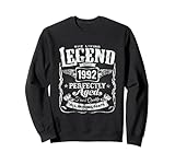Photo Gallery 33rd birthday living legend since 1992 classic vintage felpa Photo Gallery 33rd birthday living legend since 1992 classic vintage felpa