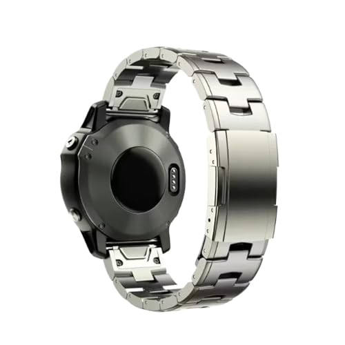 Bracelet titane 22mm 26mm pour Garmin Fenix 8 7 anti-irritation et ultra léger