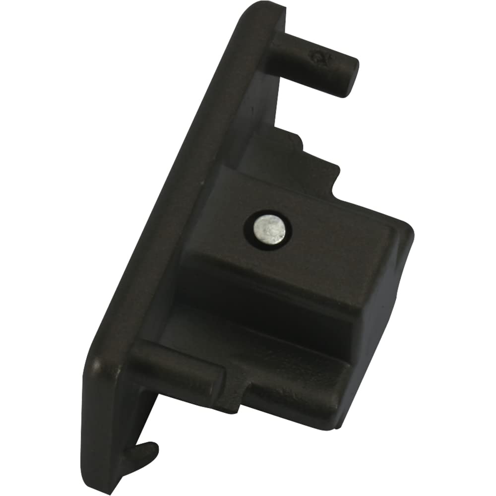 Manningham Lighting Dead End Cap - Black Mains 240V Single Circuit Track Accessories Accessory