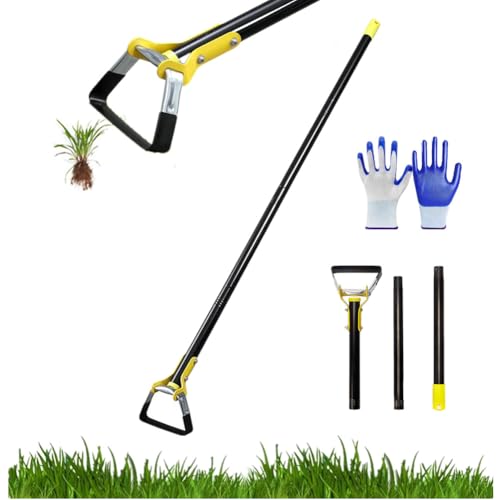 Hoe Garden Tool, Adjustable Heavy-Duty Garden Hula Hoes, Scuffle Garden Hoe with Long Handle, for Efficient Weeding and Gardening, Scuffle Action Loop Hoe for Flower Beds,Yards,Mulch Areas