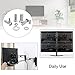 HanTof Universal VESA TV Mount Hardware Kit - 24pcs M4, M6, M8 Stainless Steel Screws and Washers for TV and Monitor Mounts
