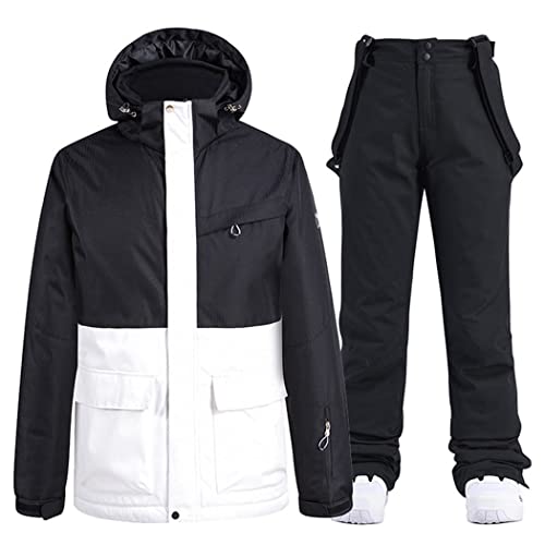 Ensemble de combinaison d'hiver femme manteau de neige imperméable veste pantalon