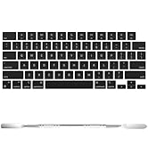 Soonjet Replacement US Keyboard Keycaps Key Caps for MacBook Air 15 inch / 13.6 inch M3 M2, MacBo...