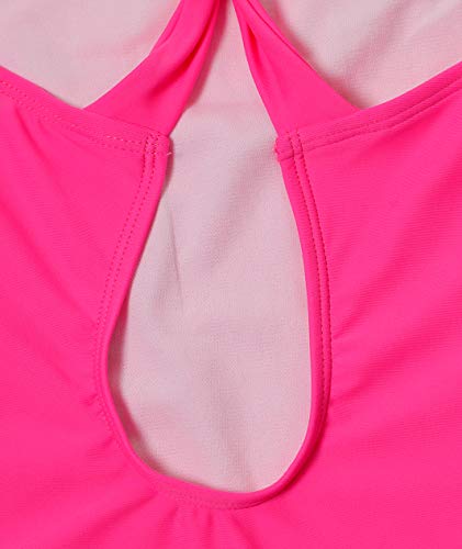 Belloo Girls One Piece Swimsuits With Star Printing,Rose,L(8-11 Years) #TOP6