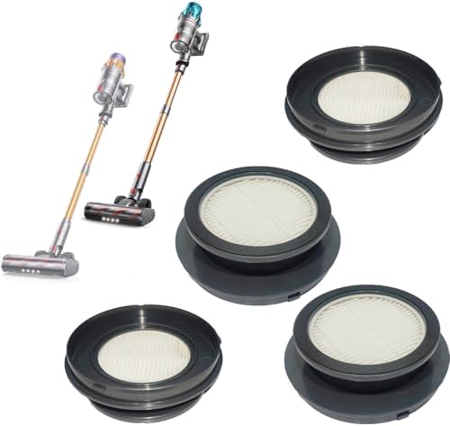 4 Pack X7A/X7A Pro Hepa Replacement Filters Compatible with SunSare Cordless Vacuum Cleaner, Washable Hepa Filters Works with Fieety V7 Vacuum image 5
