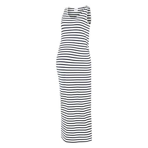 MAMALICIOUS Lea Striped Maternity Maxi Dress Cover