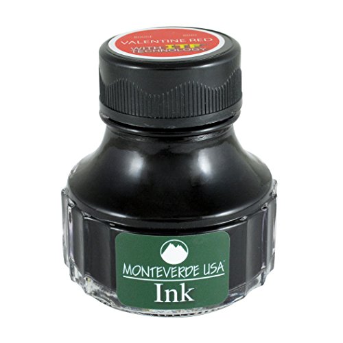 Monteverde Bouteille d'Encre Rouge d'Exception pour Correspondance Raffinée