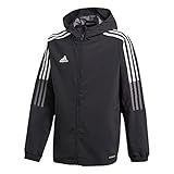 adidas unisex-child Tiro 21 Windbreaker Black Medium