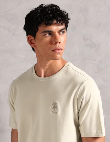 Image of U.S. Polo ASSN. Mens OEE12 Comfort Fit Pure Cotton Lounge T-Shirt