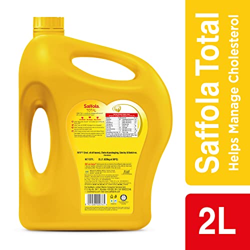 Saffola Total Refined OilBlend of Rice Bran Oil & Safflower oil