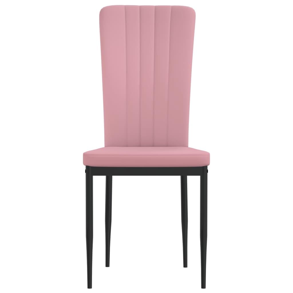 LAPOOH Sedie da Pranzo 2 pz Rosa in Velluto,Sedie da Pranzo,Sedie da Sala da Pranzo,Sedie da Pranzo Moderne-326097